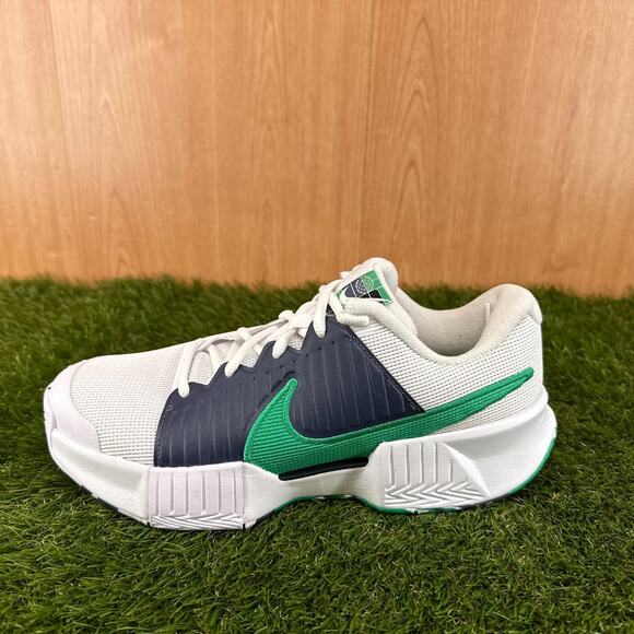 Nike Zoom Challenge White Thunder Blue Green Tennis Shoes FQ4154-101 Men\'s Sz 8 main image 5